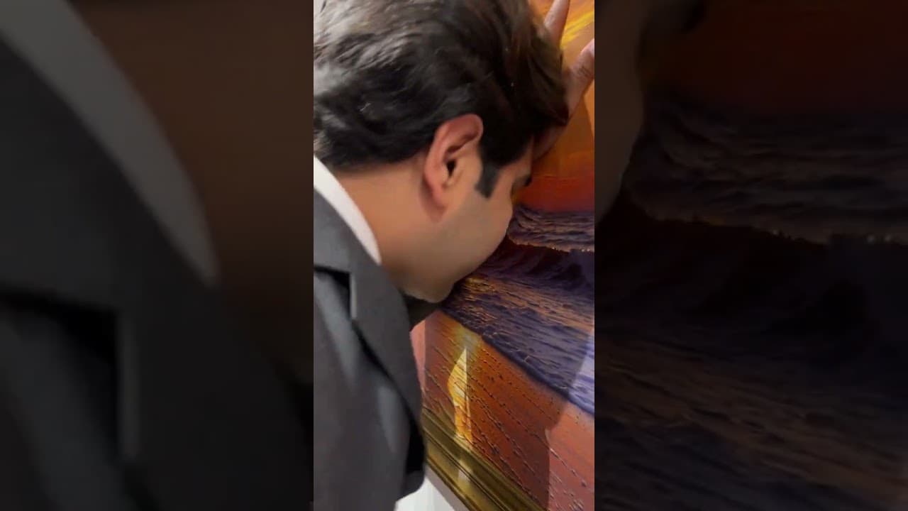 I Just Walked INTO a Painting! 😱 #Shorts