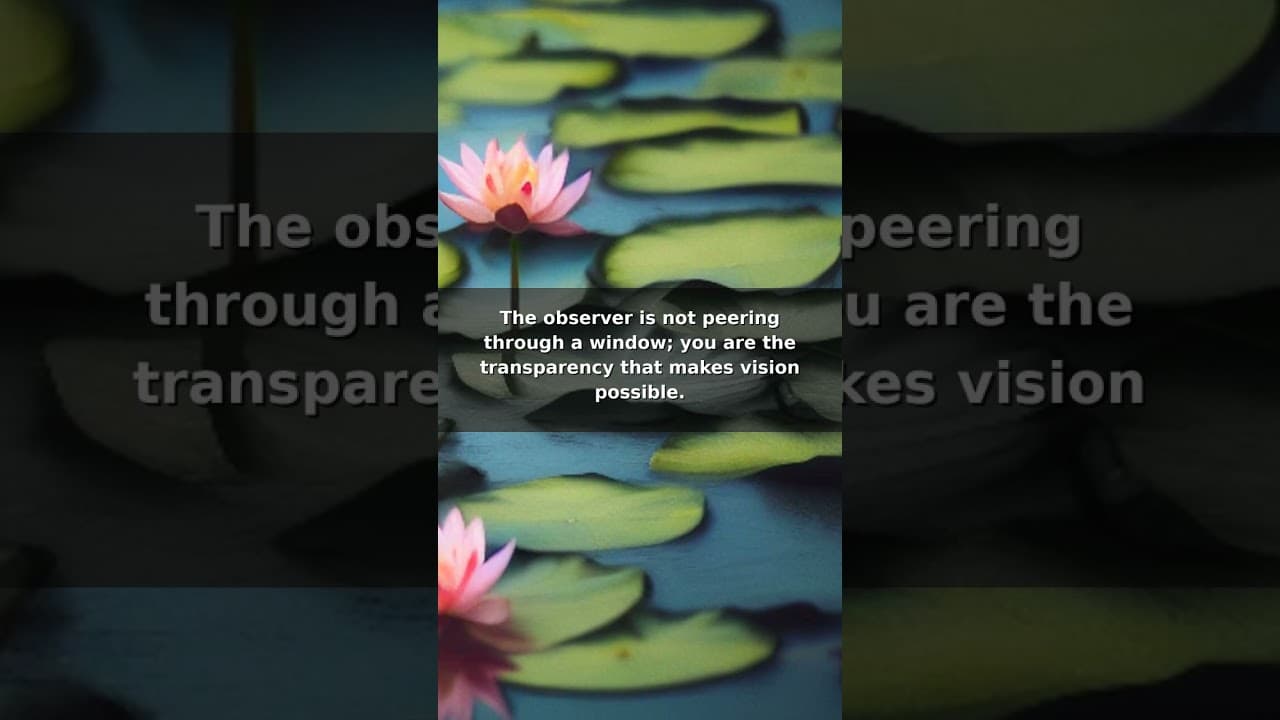 You Are the Vision Itself ✨