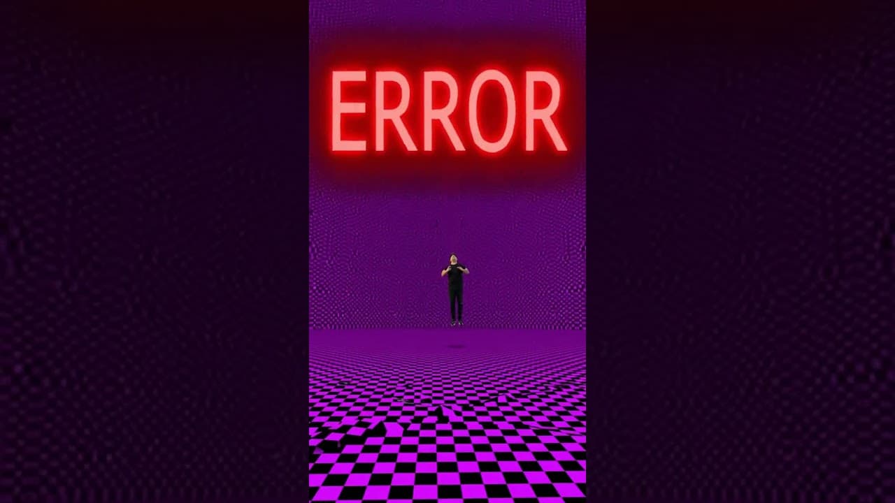 When Reality Forgets to Load... 😱 #vfx