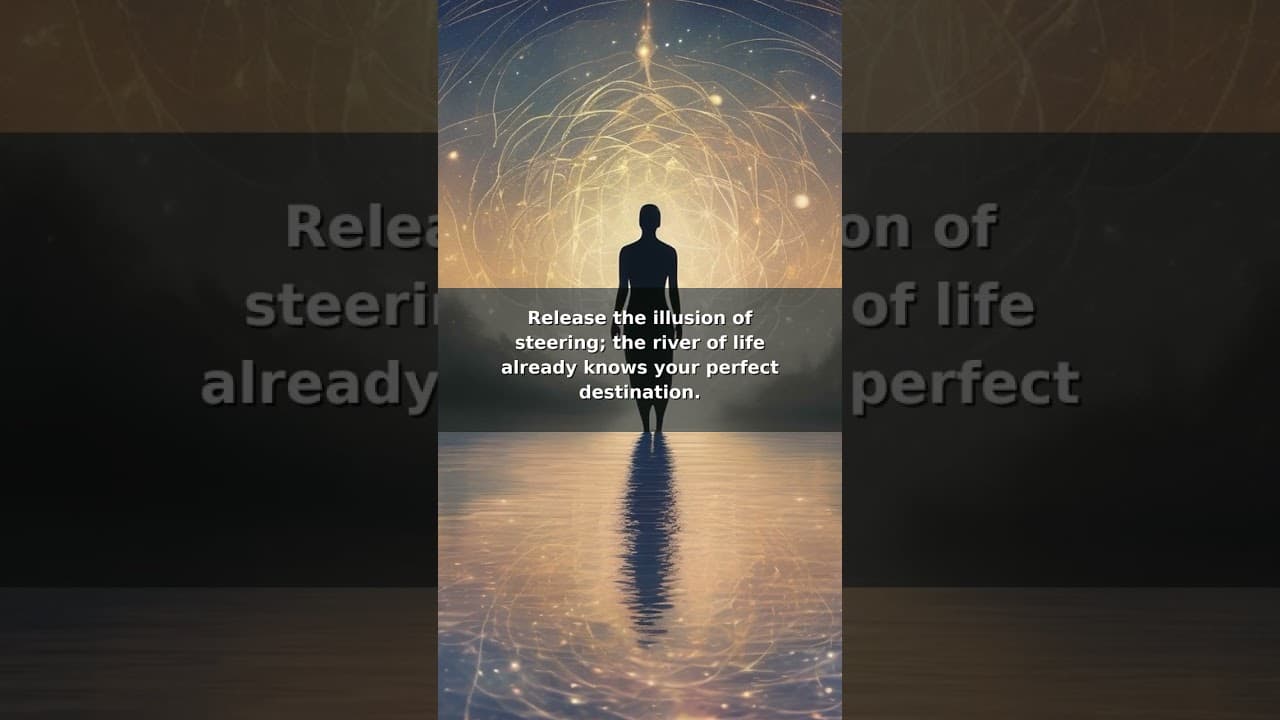 Surrender & Flow 🌊 Trust Life's Current