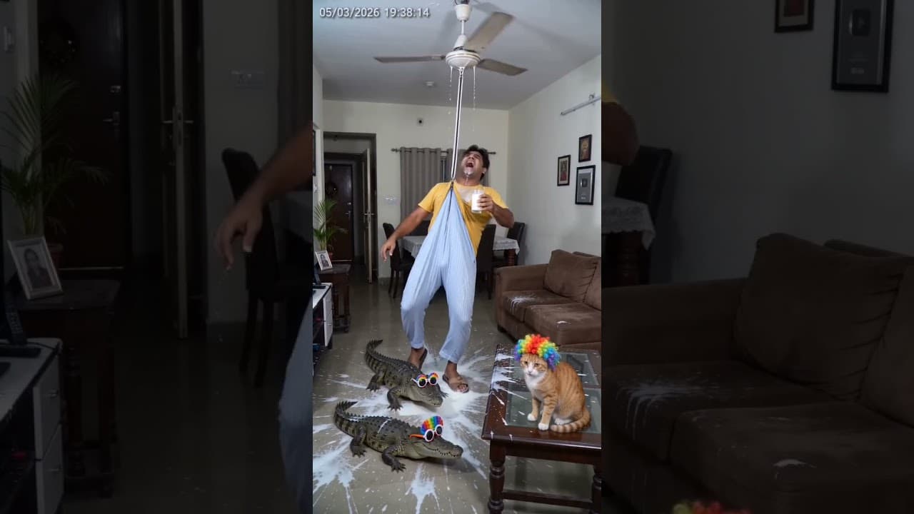 Laughed Too Hard on World Laughter Day and [Biscuit] [Snappy] and the Ceiling Fan All Got Involved 😂