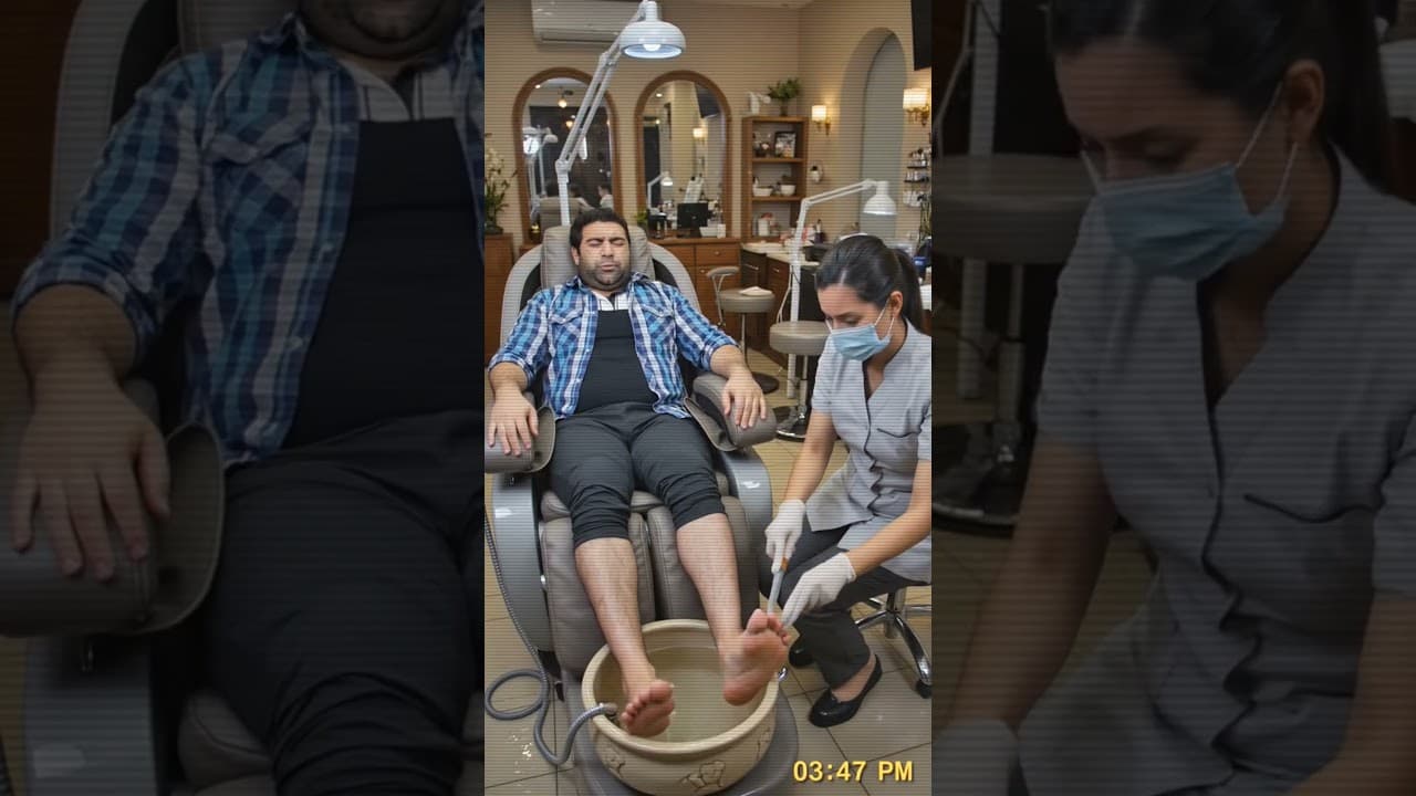 Went for a Pedicure and My Sneeze Painted the Whole Salon Red 💅💀🤧 #nailgrowth #apresnail #nailpolis