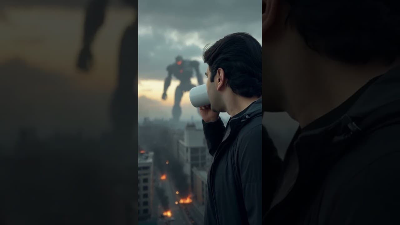 Giant Robot Attacks City