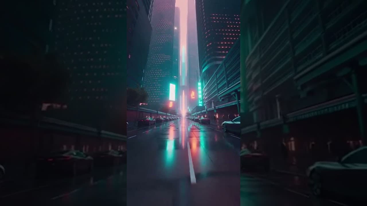 Living in 2077: A Cyberpunk Neon Dream