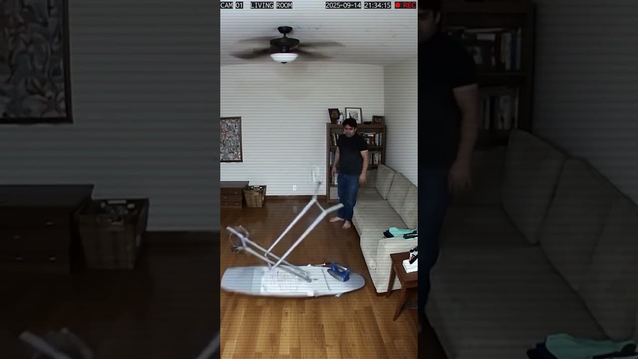 Sneezed While Ironing and My Ceiling Fan Became a Weapon 👔💀