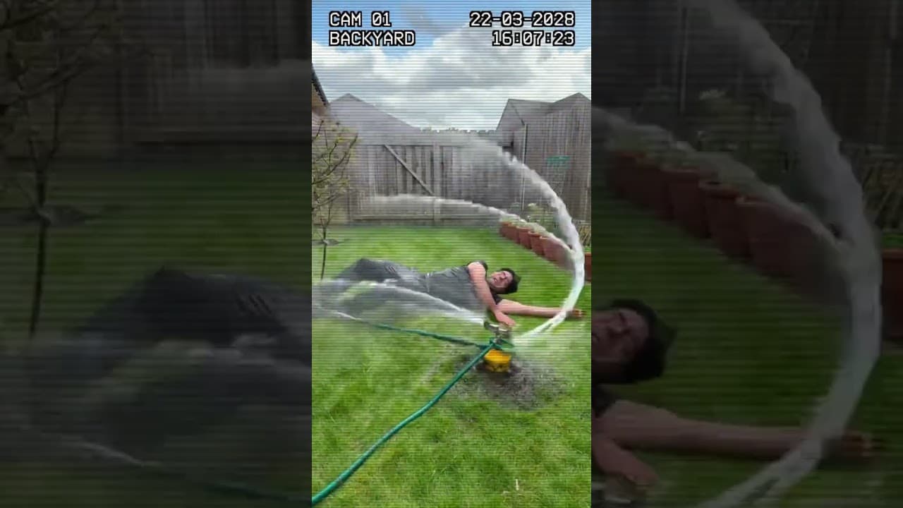 Tried to Fix the Sprinkler on World Water Day and It Won 💧😱