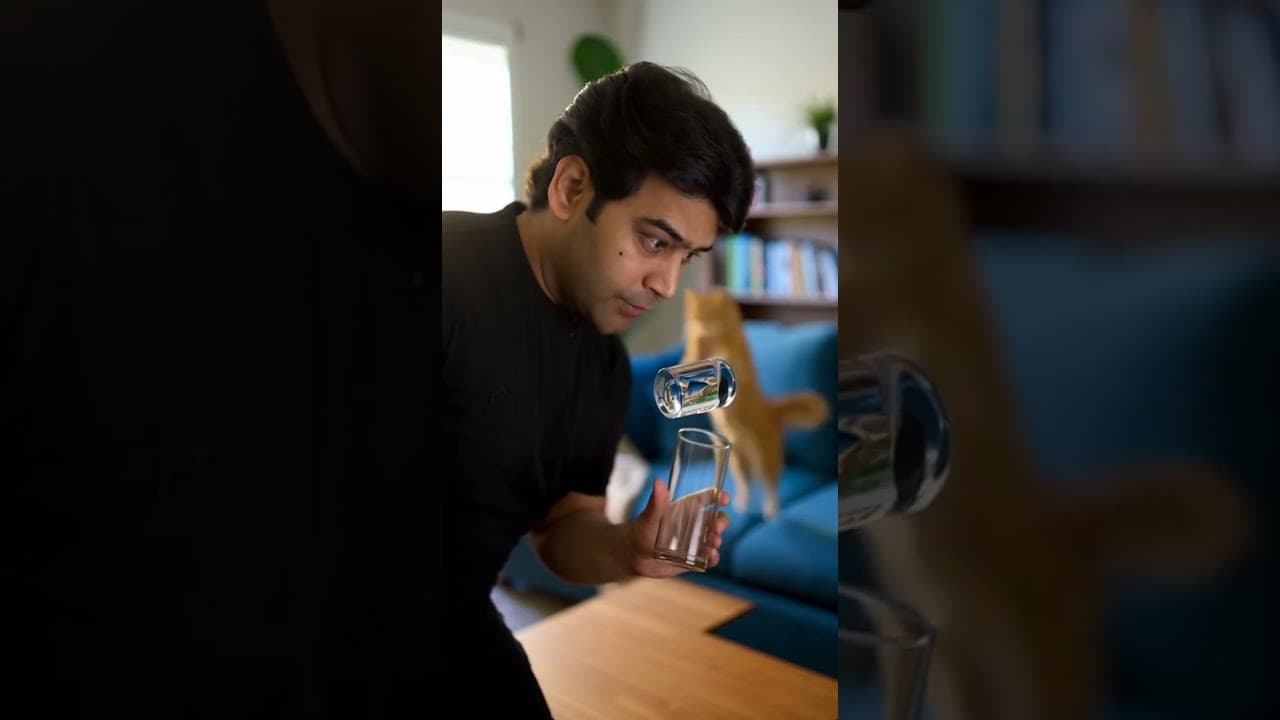 My Cat Broke Physics! 🐱 The Water Never Hit The Floor! 🤯