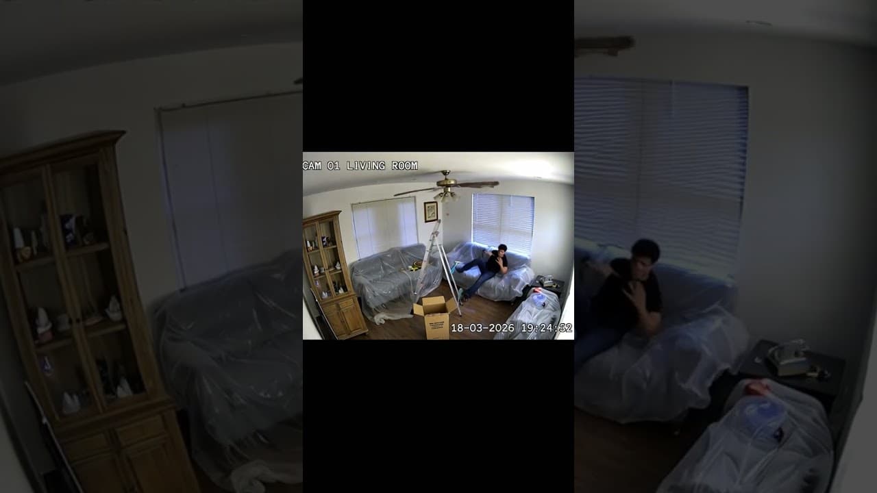 Recycling Day: Tried to Remove the Old Ceiling Fan ♻️💀