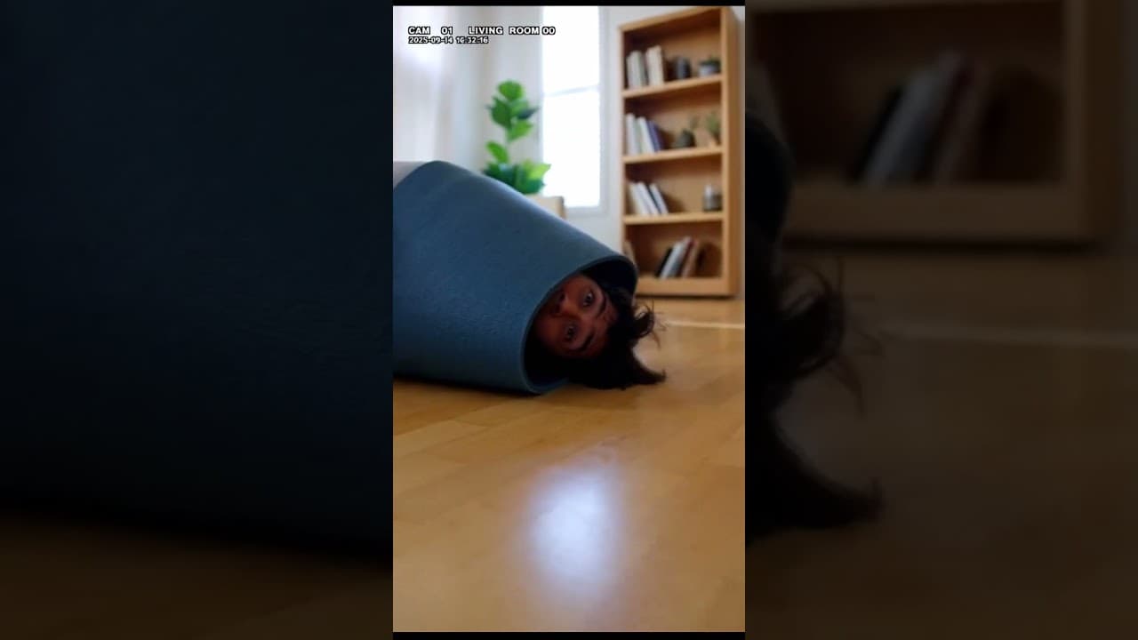 My Cat Turned On the Ceiling Fan During Yoga and Rolled Me Into a Burrito 🐱🧘🌪️