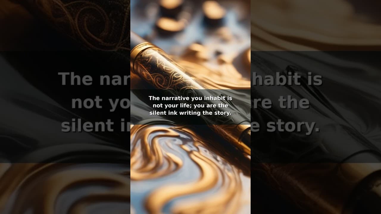 You Are The Ink, Not The Script 🖋️