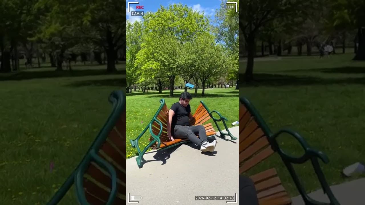 Sat on a Park Bench and It Tried to EAT Me 🪑😱