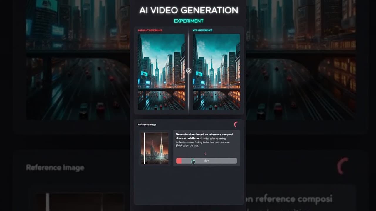 The Secret to Perfect AI Video? 🚀 (Reference vs. No Reference Experiment)