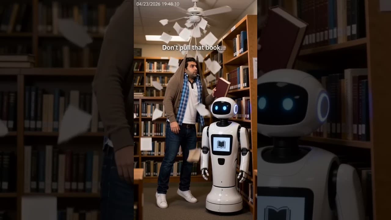 [Sparky] Dared Me to Read One Book on World Book Day and the Ceiling Fan Read Me Instead 📚🤖🌪️