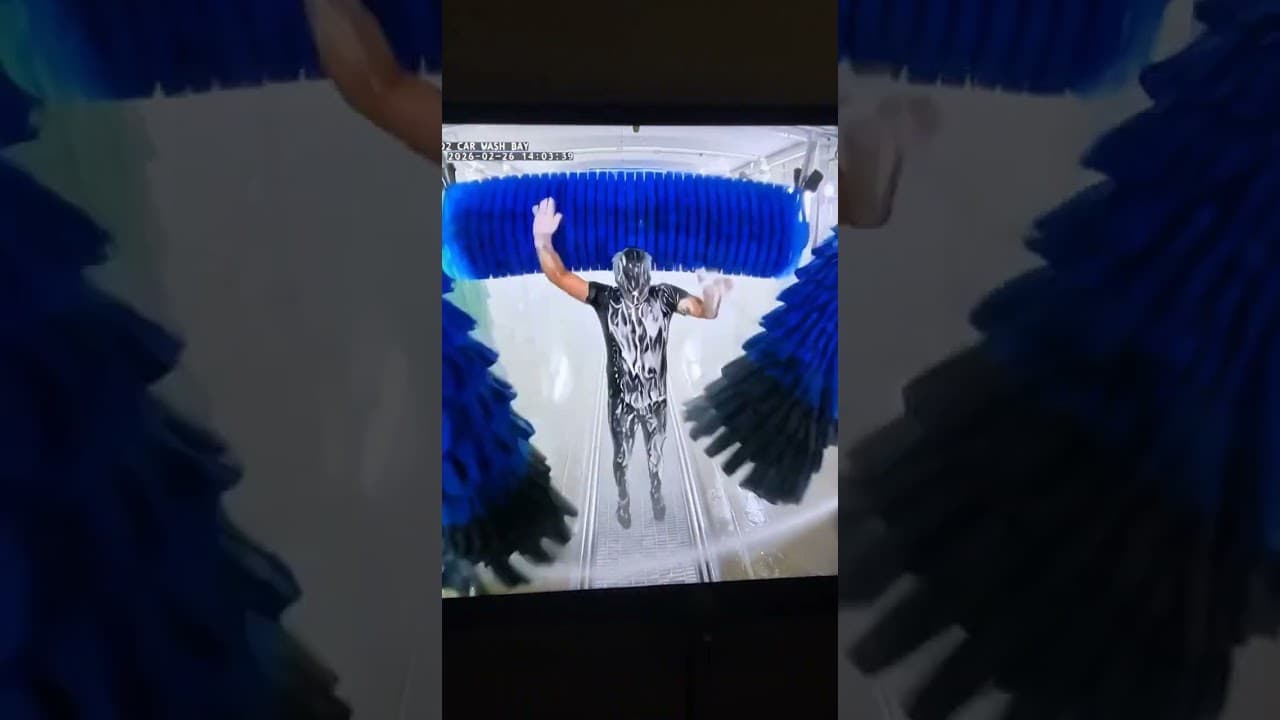 Walked Into the Car Wash Without a Car and Went Through the Whole Thing 🚿🧽