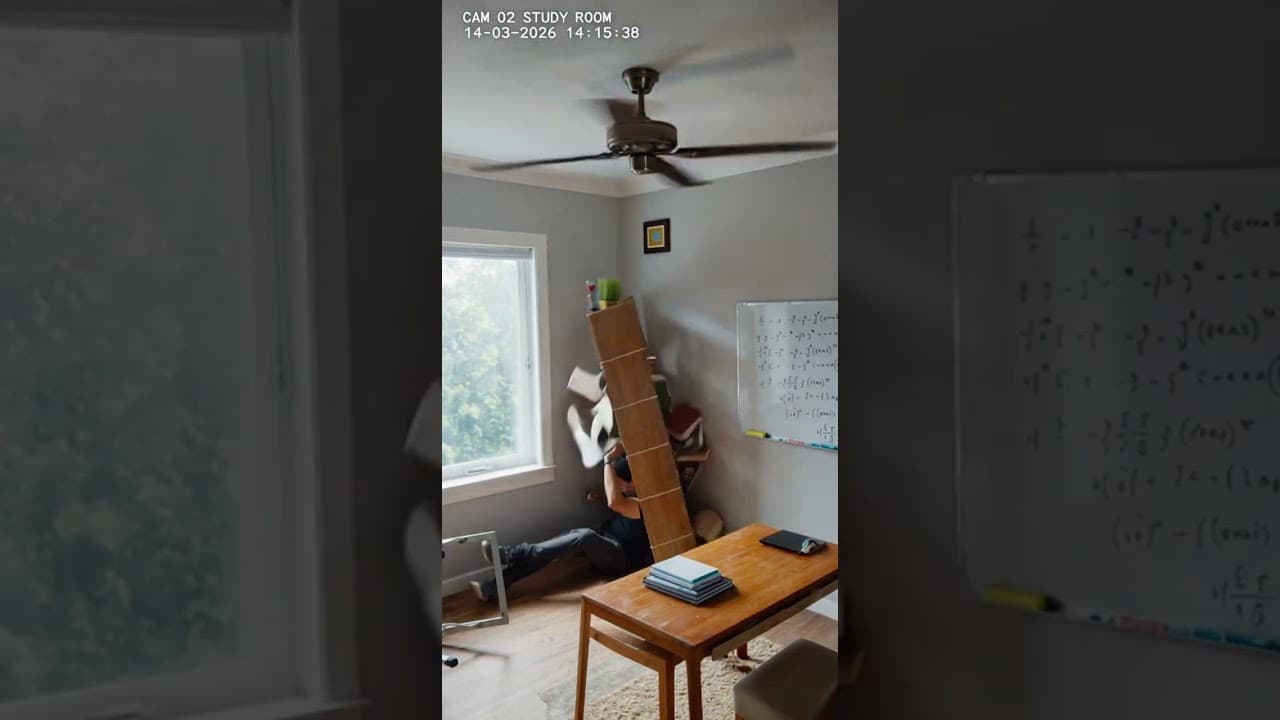 Installed a New Ceiling Fan and It Did the Math on Me 🔢💀