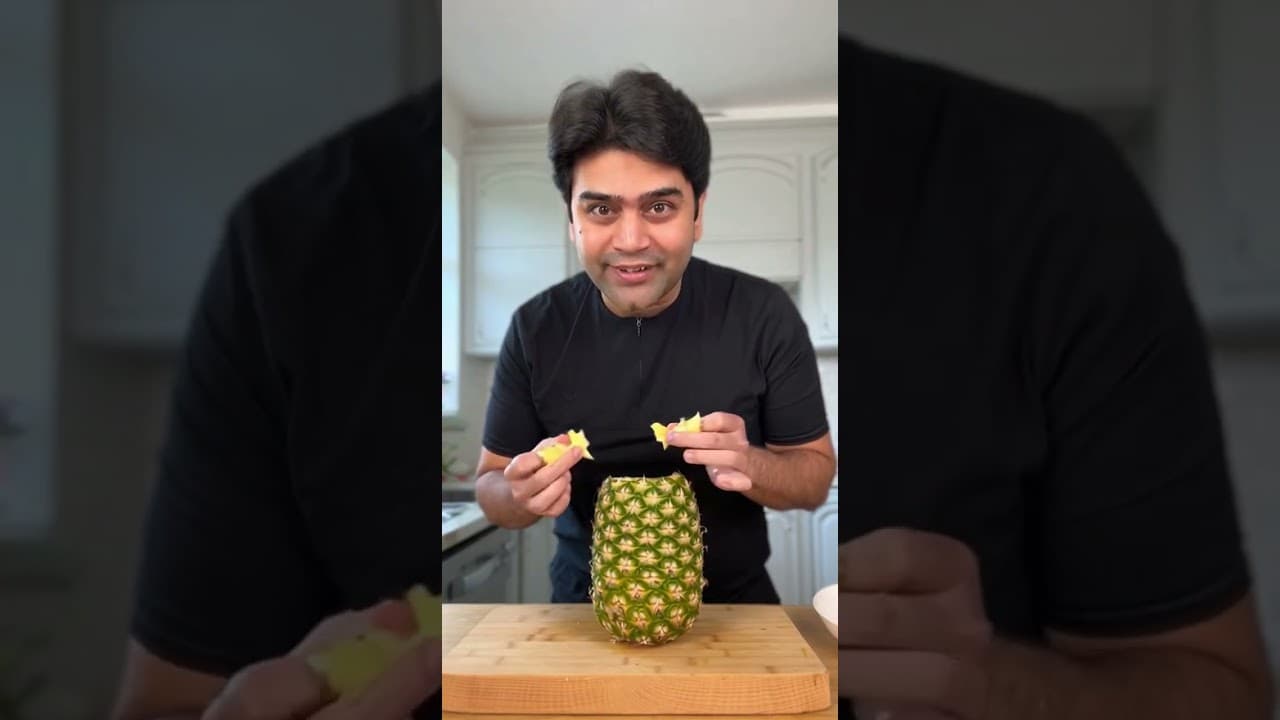 The Right Way to Cut a Pineapple!