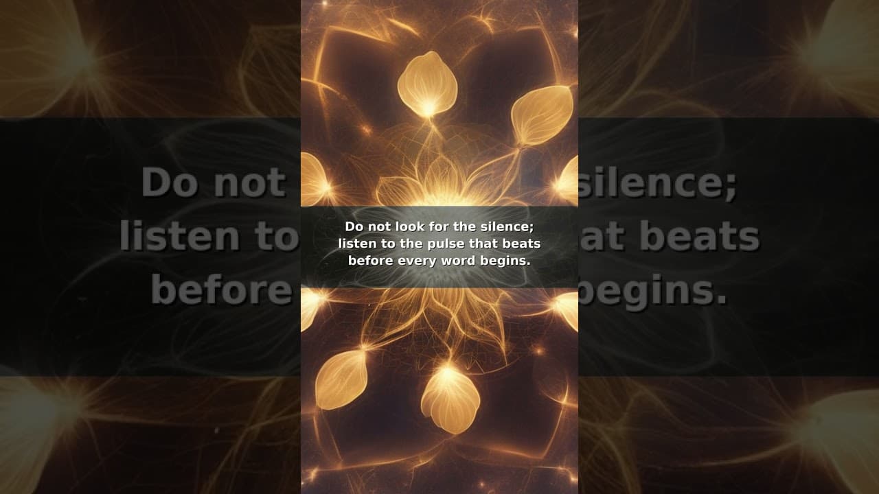 Hear the Pulse of Existence 🌌