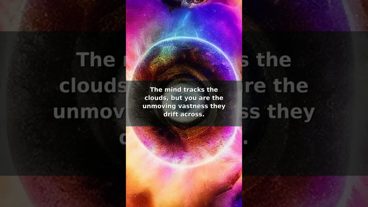 You Are The Sky, Not The Clouds ☁️