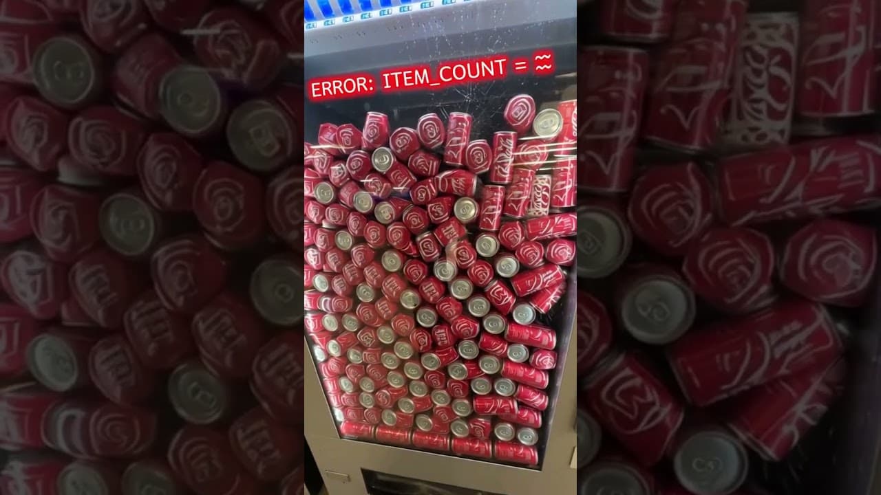 The Vending Machine GLITCH That Never Ends! 🥤💸