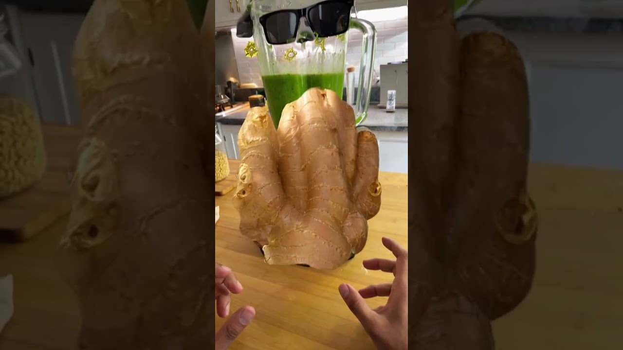 When Your Smoothie Has Too Much Attitude! 😎🥤 #VFX