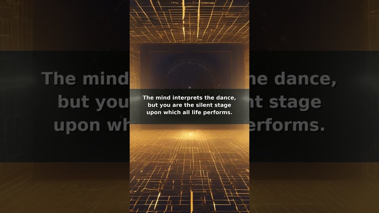 You Are The Silent Stage 🌌