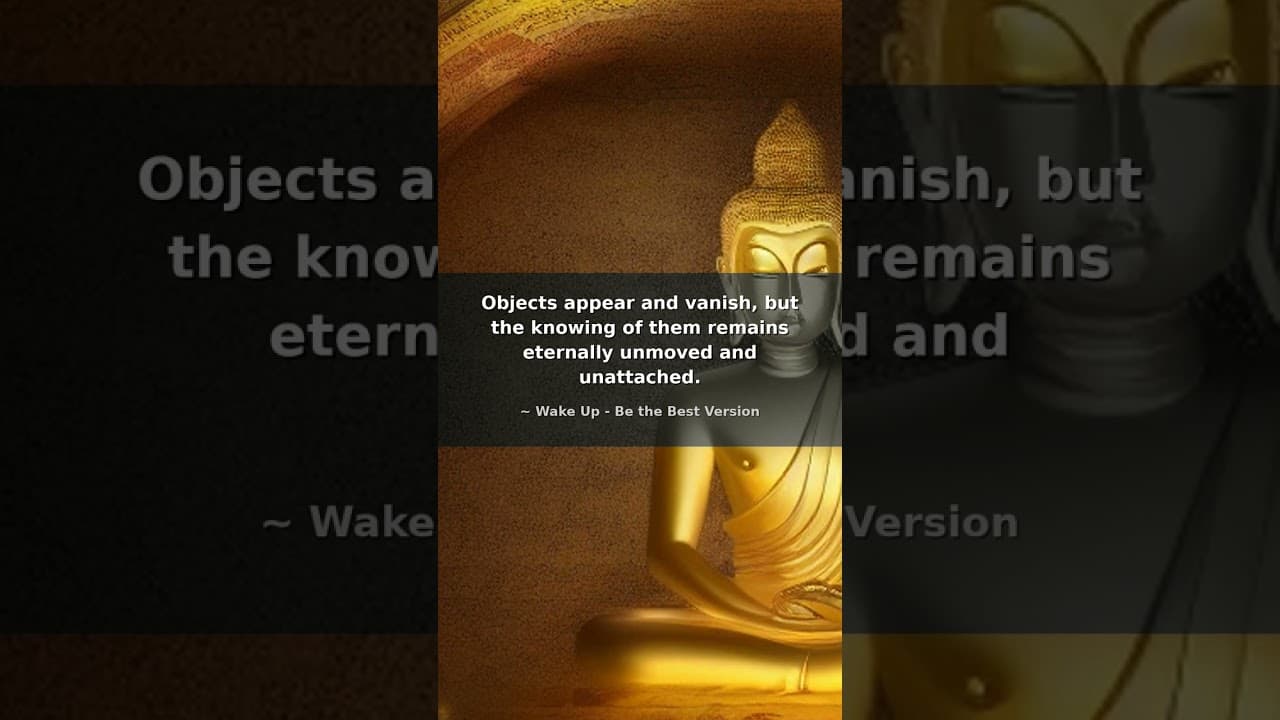 The Unmoved Witness Within 👁️✨