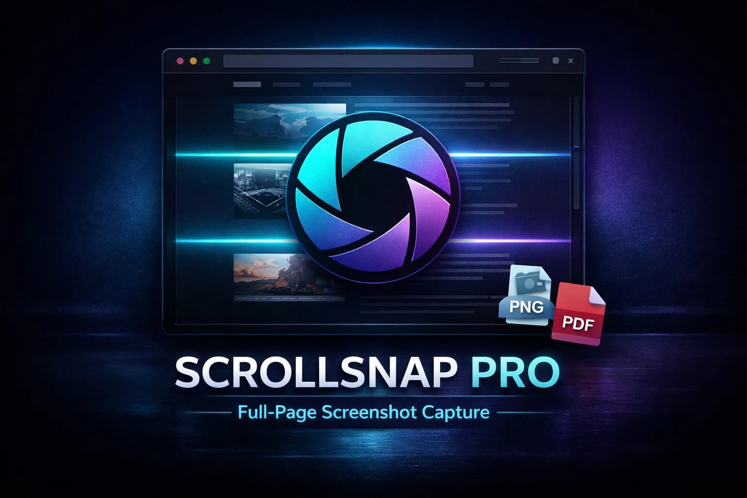 ScrollSnap Pro — Full-Page Screenshot Capture Extension