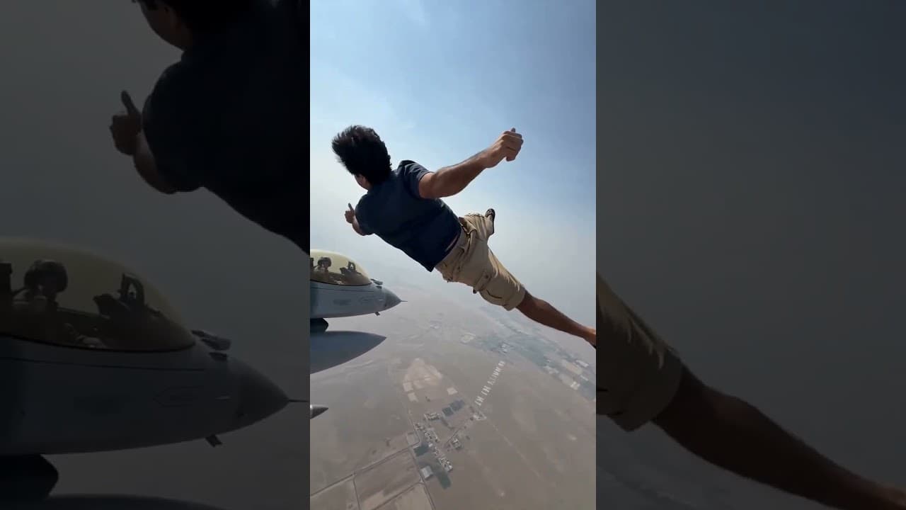 I Backflipped on a Fighter Jet Wing! (Seedance 2.0 AI Showcase)